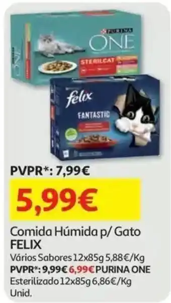 Auchan Comida Húmida p/ Gato FELIX promoção