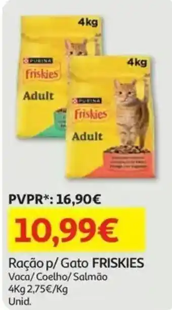 Auchan Ração p/ Gato FRISKIES promoção