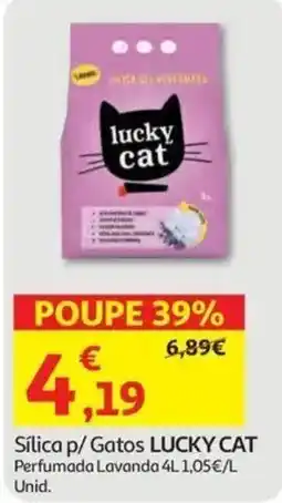 Auchan Sílica p/ Gatos LUCKY CAT promoção