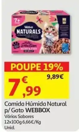 Auchan Comida Húmida Natural p/ Gato WEBBOX promoção
