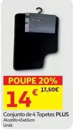 Auchan Conjunto de 4 Tapetes plus promoção
