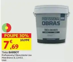 Auchan Tinta barbot promoção