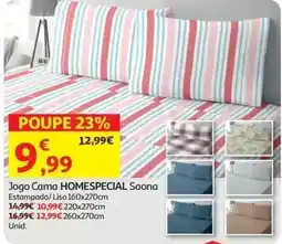 Auchan Jogo Cama HOMESPECIAL Saona promoção