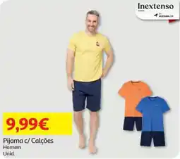 Auchan Pijama c/ Calções Homem Inextenso promoção