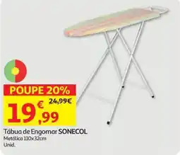 Auchan Tábua de engomar sonecol promoção