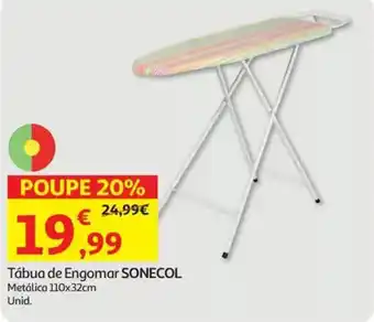 Auchan Tábua de engomar sonecol promoção