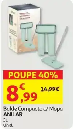 Auchan Balde Compacto c/ Mopa Anilar promoção