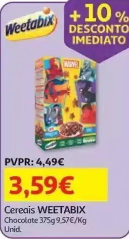 Auchan Cereais WEETABIX Chocolate promoção