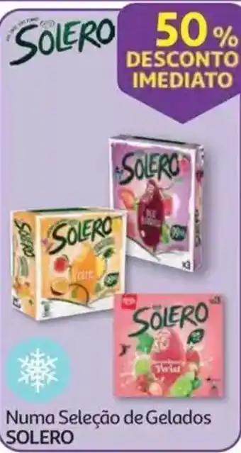Auchan Numa Seleção de Gelados Solero promoção