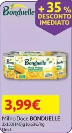 Auchan Milho Doce BONDUELLE promoção