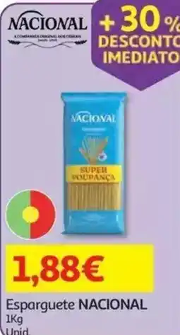 Auchan Esparguete nacional promoção