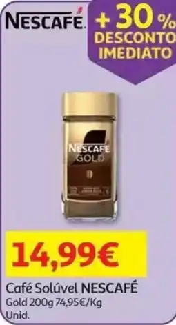 Auchan Café Solúvel NESCAFÉ Gold promoção