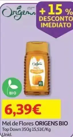 Auchan mel de flores origens bio promoção