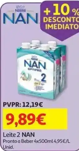 Auchan Leite 2 NAN promoção