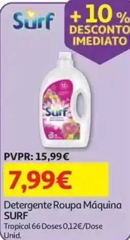 Auchan Detergente Roupa Máquina Surf promoção