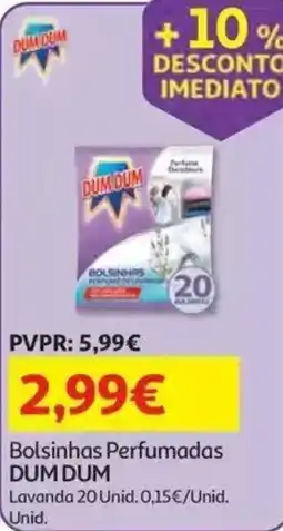 Auchan Bolsinhas Perfumadas Dum Dum promoção