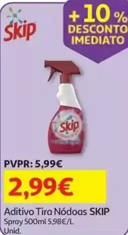 Auchan Aditivo Tira Nódoas Skip promoção