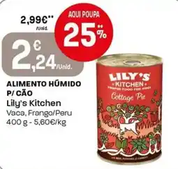 Intermarché Alimento humido p/cão lily's kitchen promoção