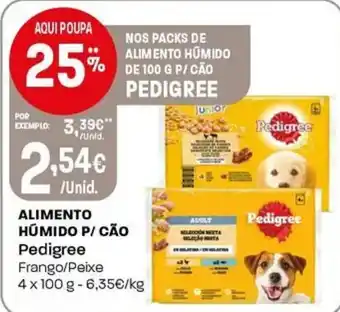 Intermarché Alimento humido p/ cão pedigree promoção