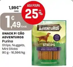 Intermarché Snack p/ cão adventuros purina promoção