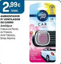 Intermarché Ambientador p/ventilador de carro ambipur promoção