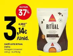 Intermarché Café lote ritual delta promoção
