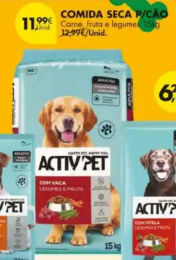 Pingo Doce Activ pet comida seca p/coo promoção