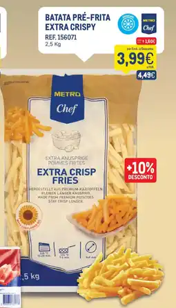 Makro Batata pré-frita extra crispy promoção
