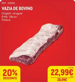 Makro Vazia de bovino promoção