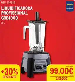 Makro liquidificadora professional gbb1000 promoção