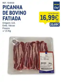 Makro Picanha de bovino metro chef promoção