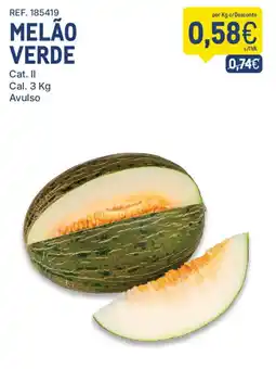 Makro melão verde promoção