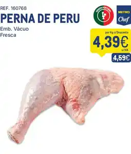 Makro Perna de peru metro chef promoção