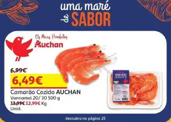 Auchan Camarão cozido auchan promoção