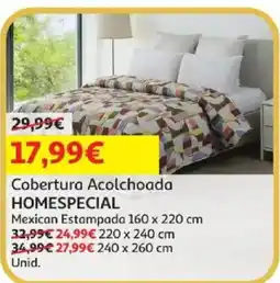 Auchan Cobertura Acolchoada Homespecial promoção