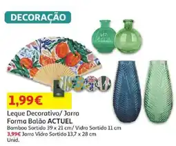 Auchan Leque Decorativo/ Jarra Forma Balão ACTUEL promoção