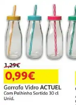 Auchan Garrafa Vidro ACTUEL promoção