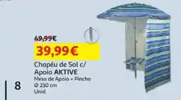 Auchan Chapéu de Sol c/ Apoio AKTIVE promoção