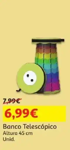 Auchan Banco Telescópico promoção