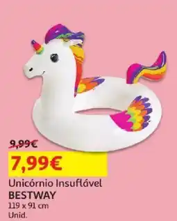 Auchan Unicórnio insuflável bestway promoção