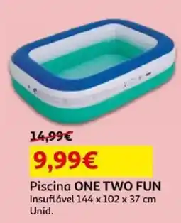 Auchan Piscina one two fun promoção