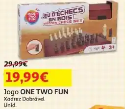 Auchan Jogo one two fun xadrez dobrável promoção