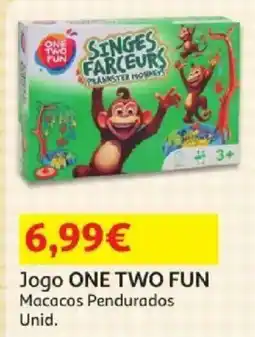 Auchan Jogo one two fun macacos pendurados promoção