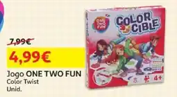 Auchan Jogo one two fun color twist promoção