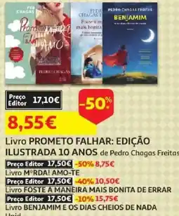 Auchan Livro prometo falhar: edição ilustrada 10 anos de pedro chagas freitas promoção