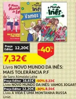 Auchan Livro novo mundo da inês: mais tolerância p.f promoção