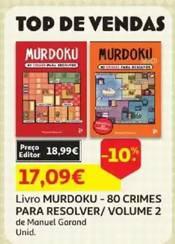 Auchan Livro murdoku - 80 crimes para resolver/volume 2 promoção