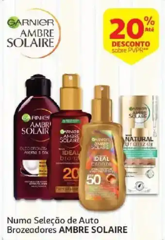 Auchan Garnier Ambre Solaire promoção