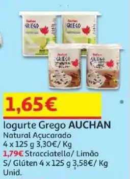 Auchan logurte grego auchan promoção