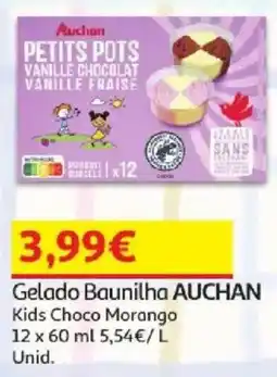 Auchan Gelado Baunilha AUCHAN promoção